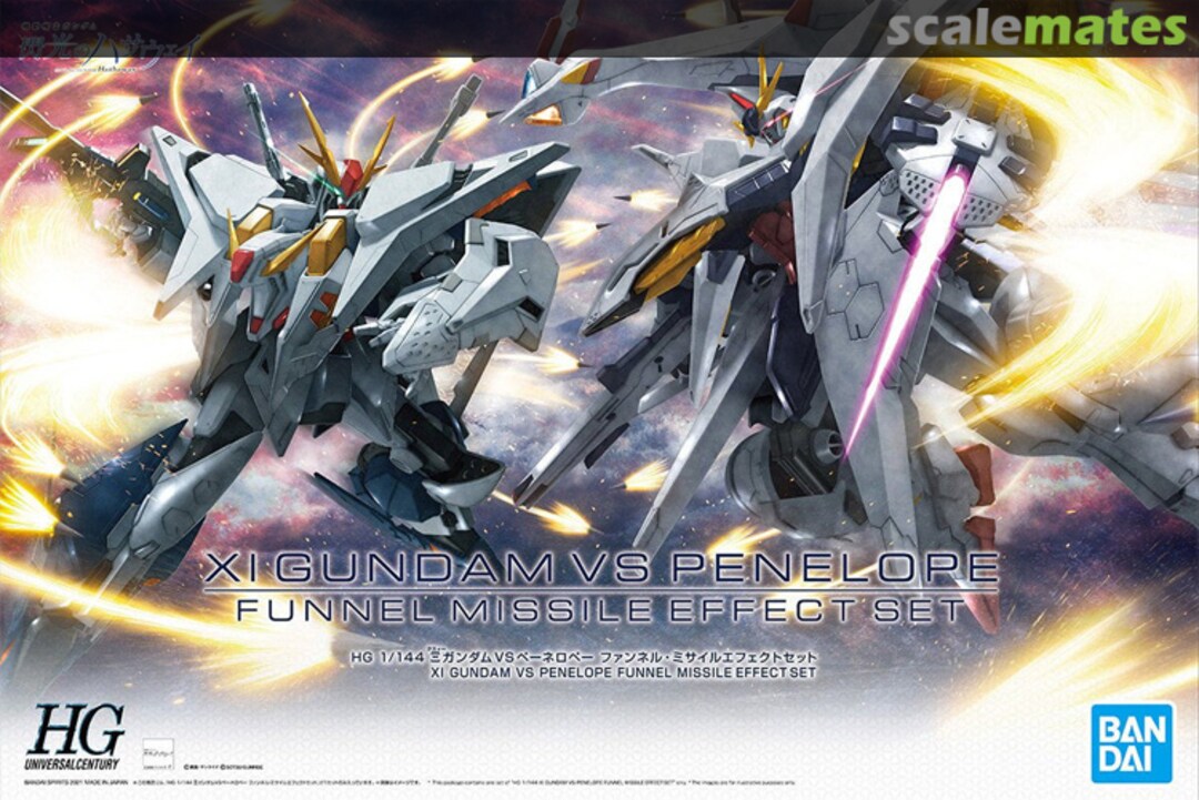 HGUC 1/144 Xi Gundam vs Penelope (Funnel Missile Effect) Gundam