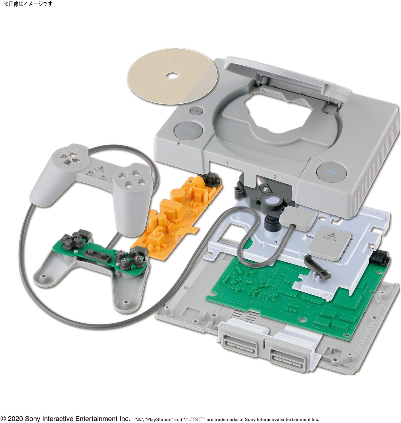 Model kit 2/5 Best Hit Chronicle Playstation (SCPH 1000)