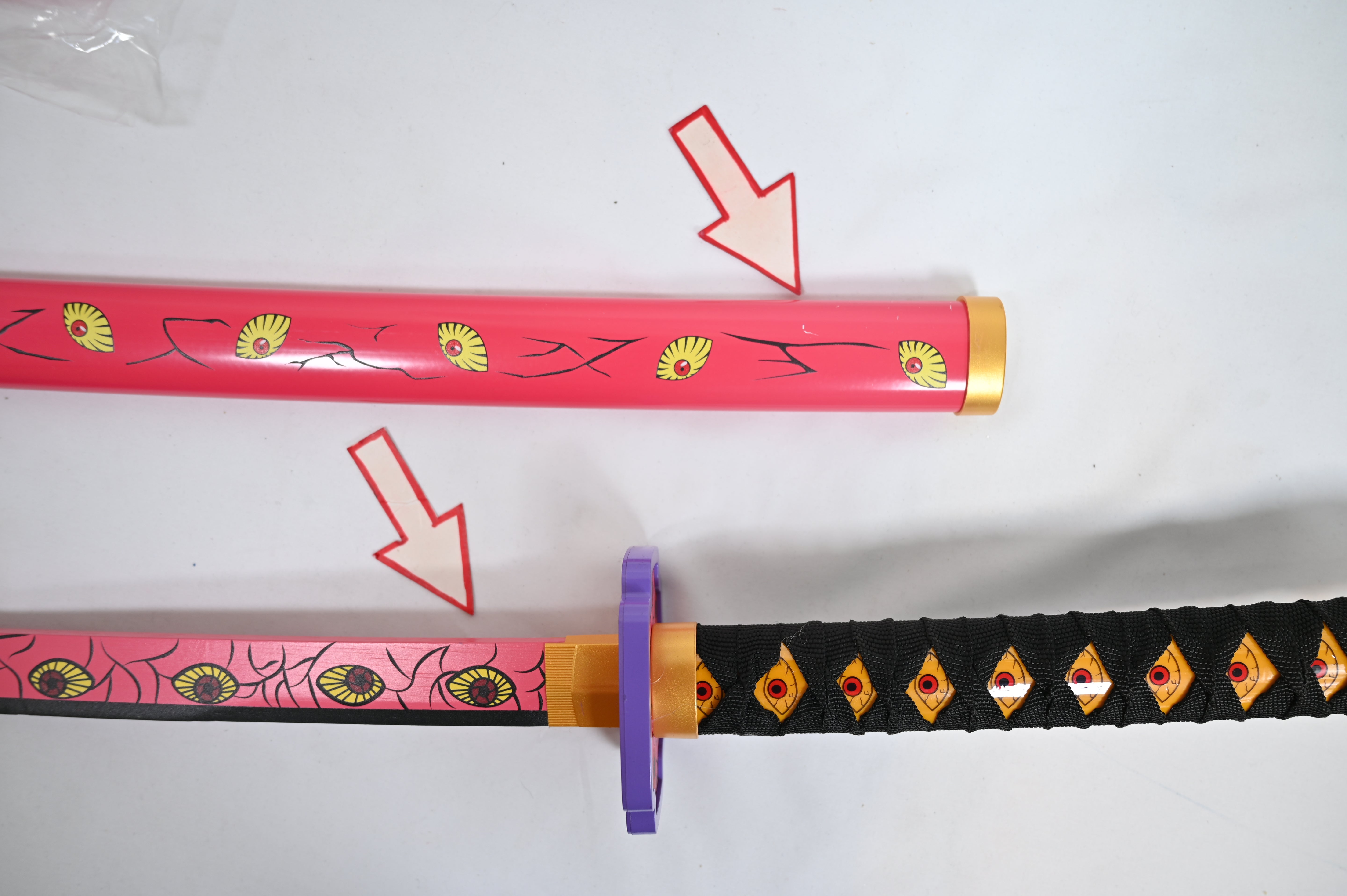 Moon Breathing - Demon Mode (madera) - funda y hoja picada