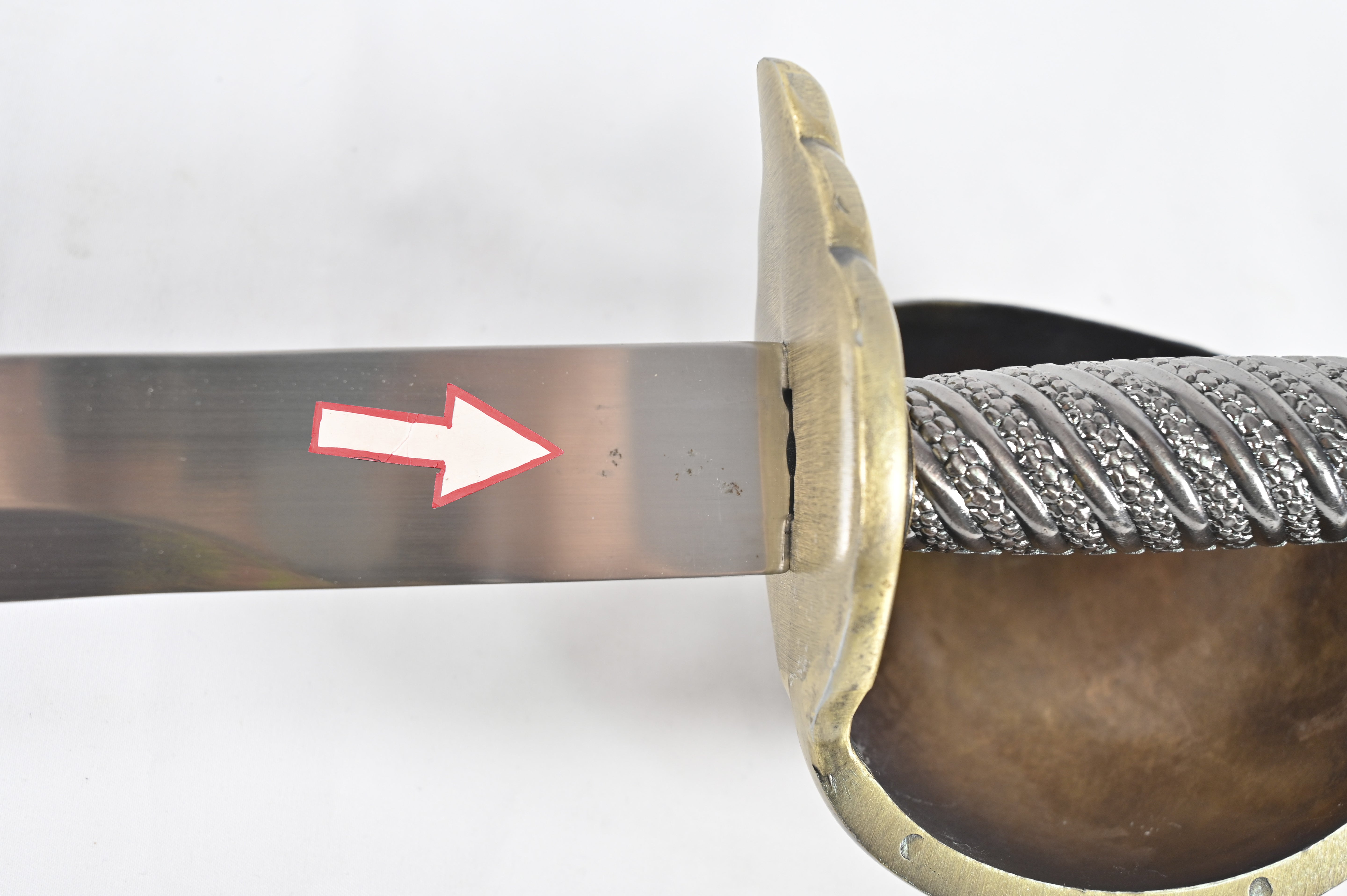 Maldición del Caribe - hoja y funda con óxido