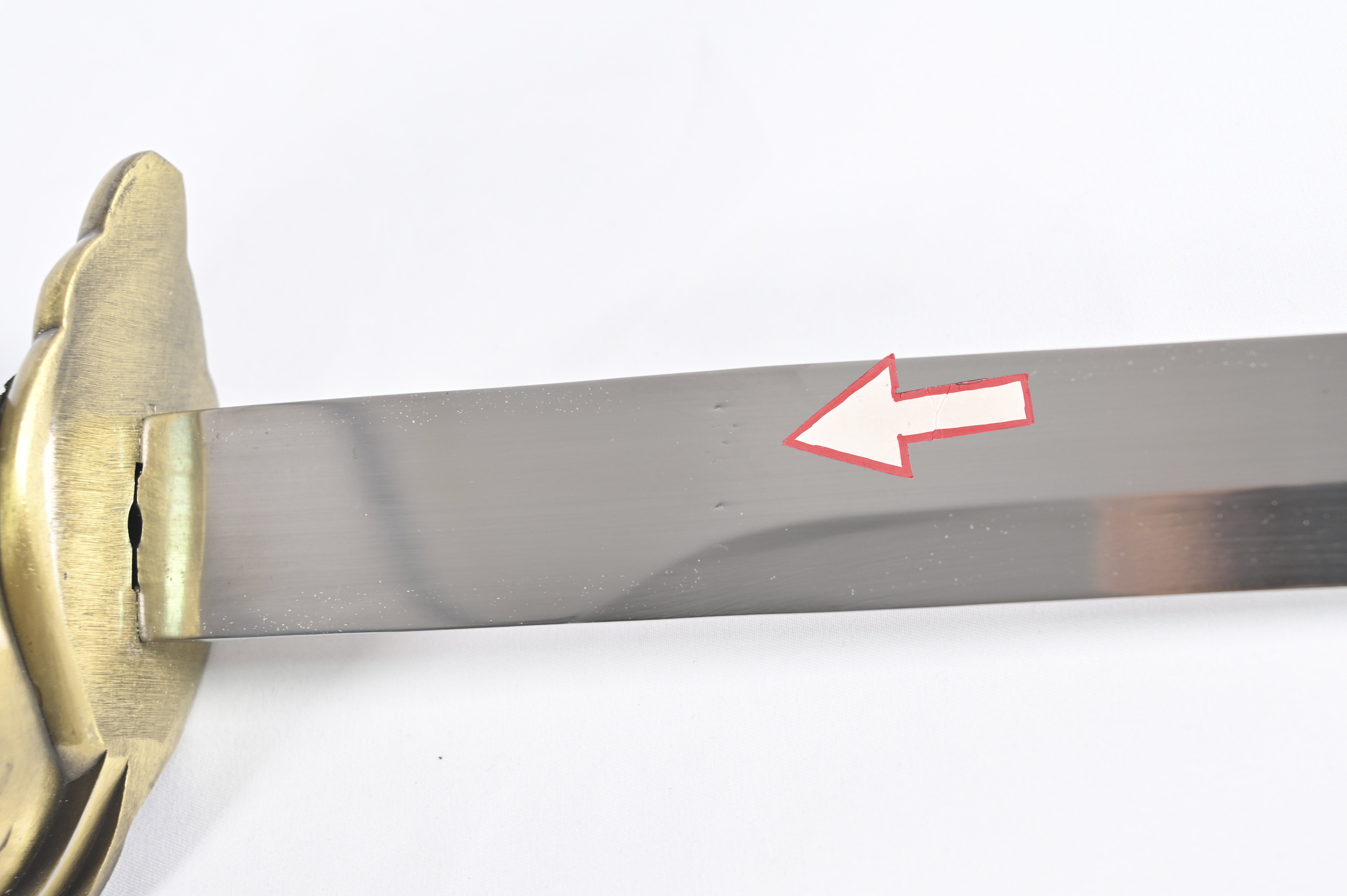 Maldición del Caribe - hoja y funda con óxido