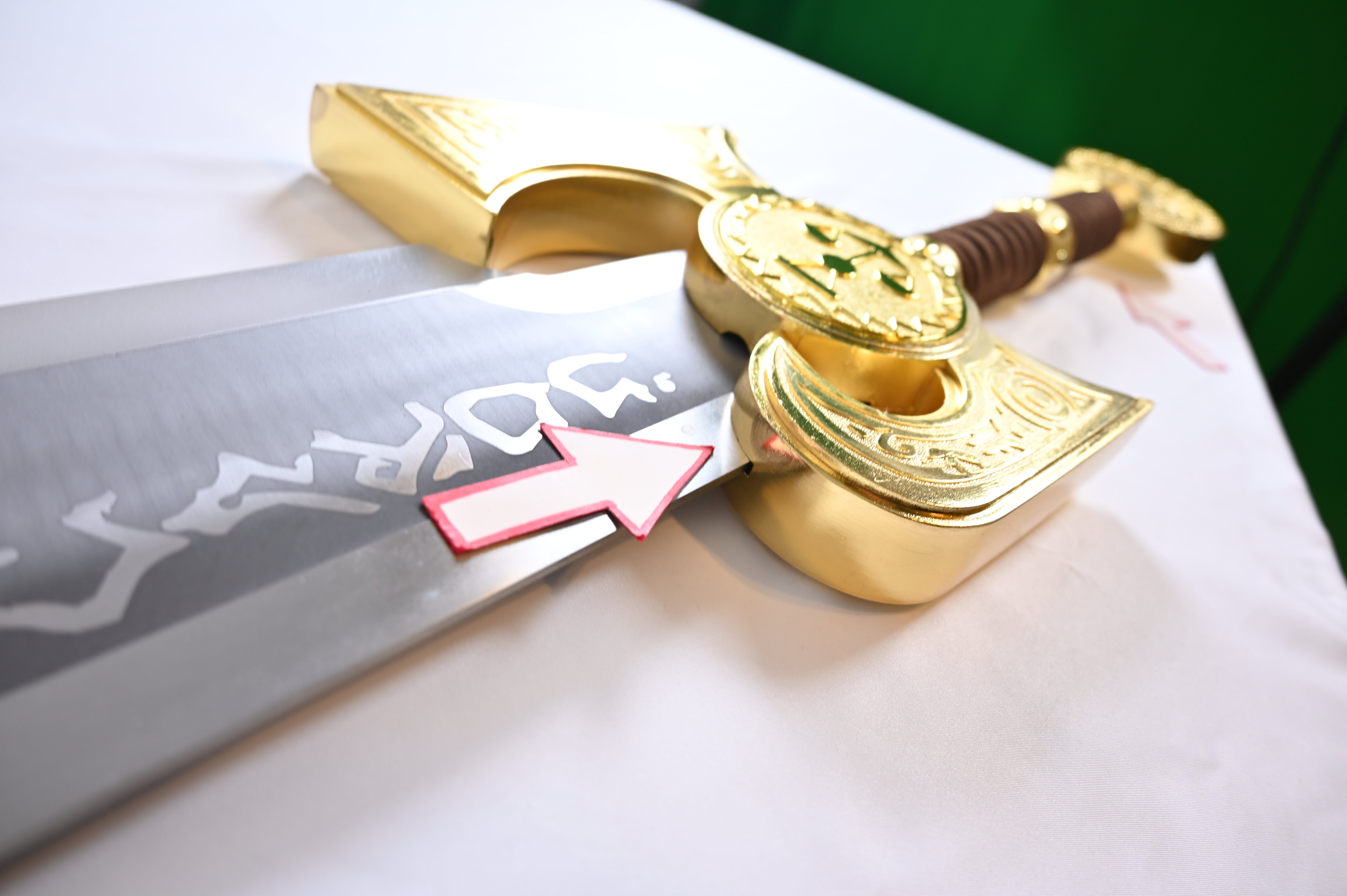 Ashbringer - guardamanos manchado y hoja manchada, sin soporte