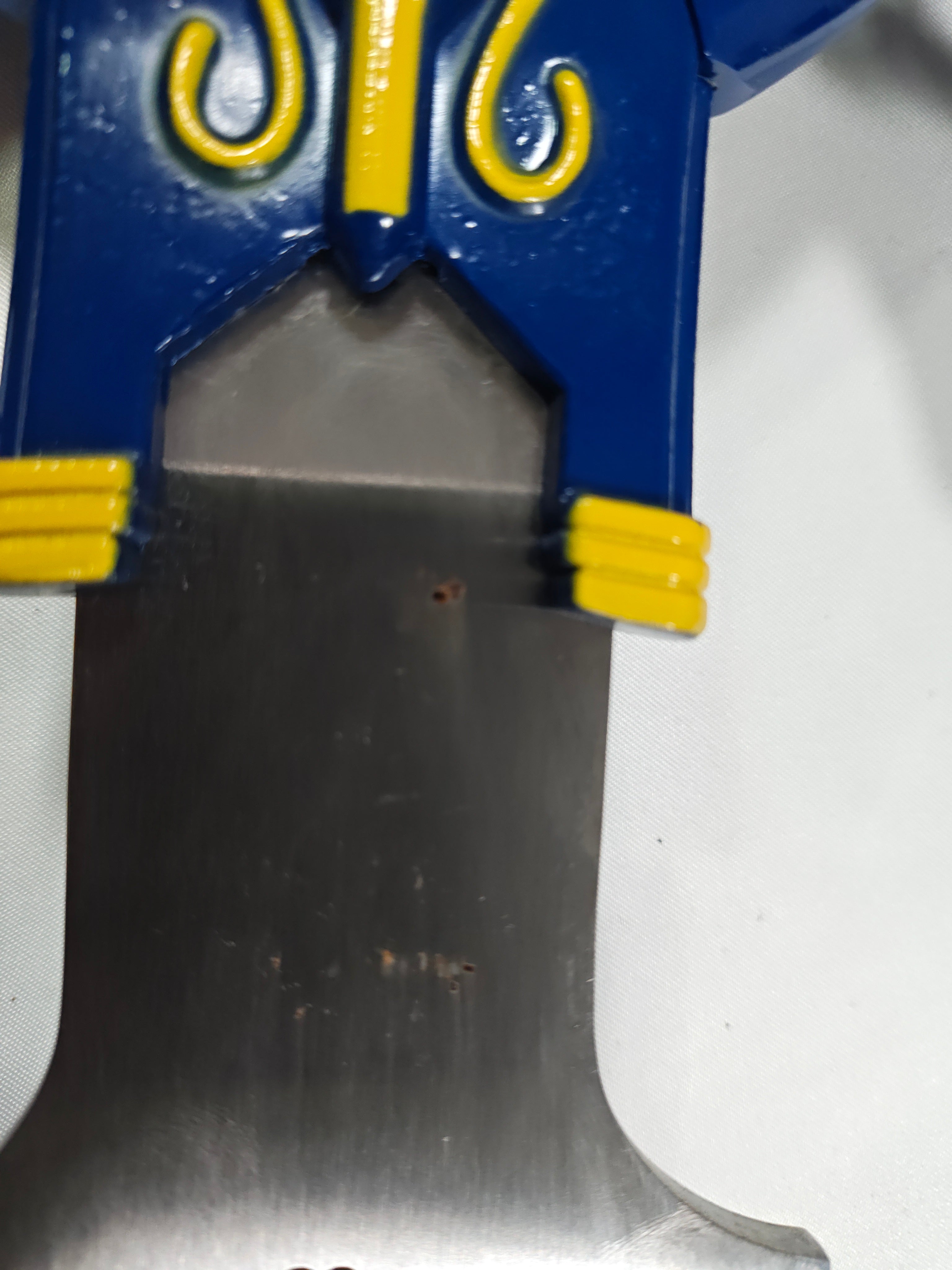 Elite Master Sword - hoja con mancha de óxido