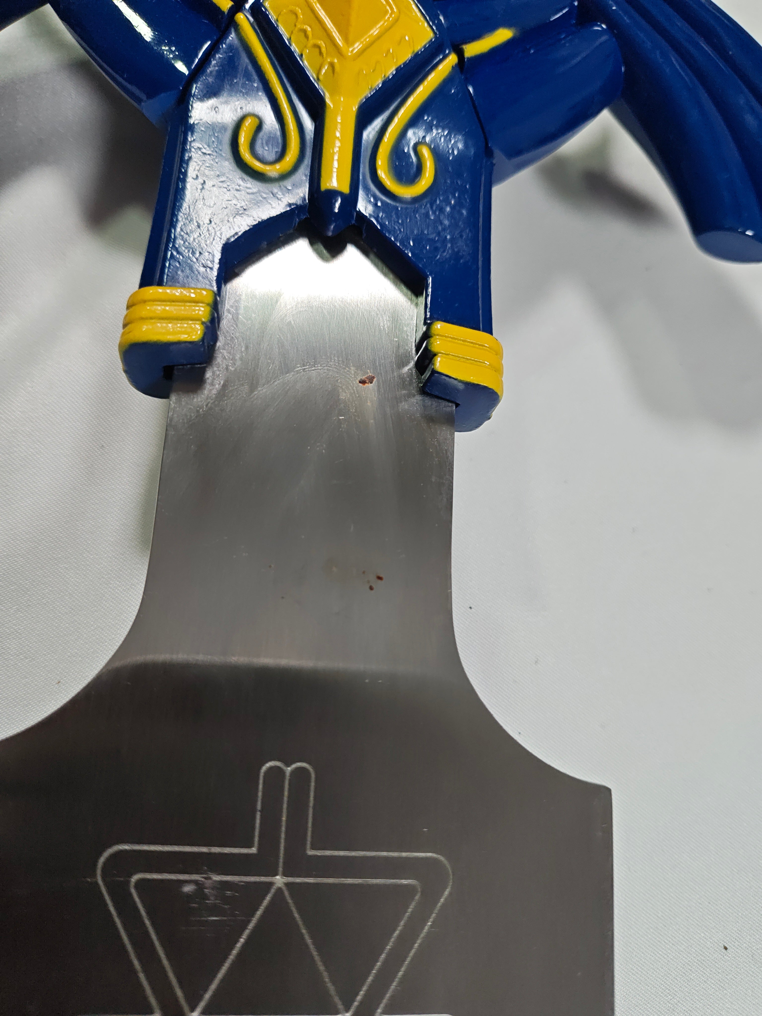Elite Master Sword - hoja con mancha de óxido
