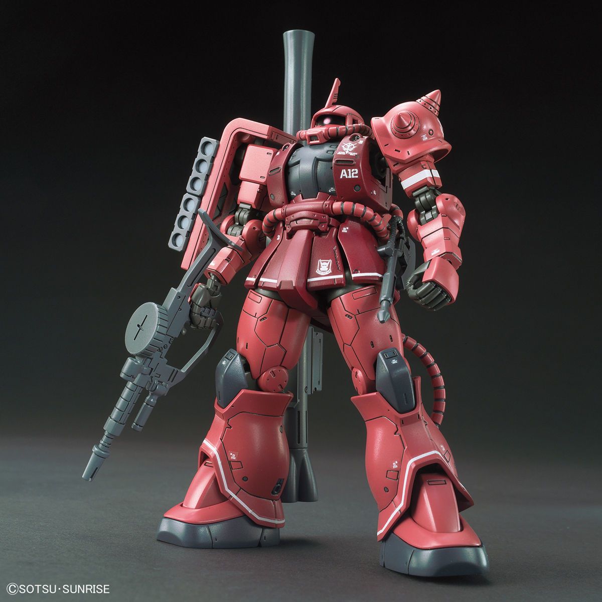 HG 1/144 MS-06S Zaku II Char Custom Red Comet (Gundam The Origin Ver.) Gundam
