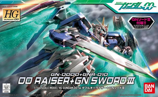 HG 1/144 00 Raiser + GN Sword III Gundam