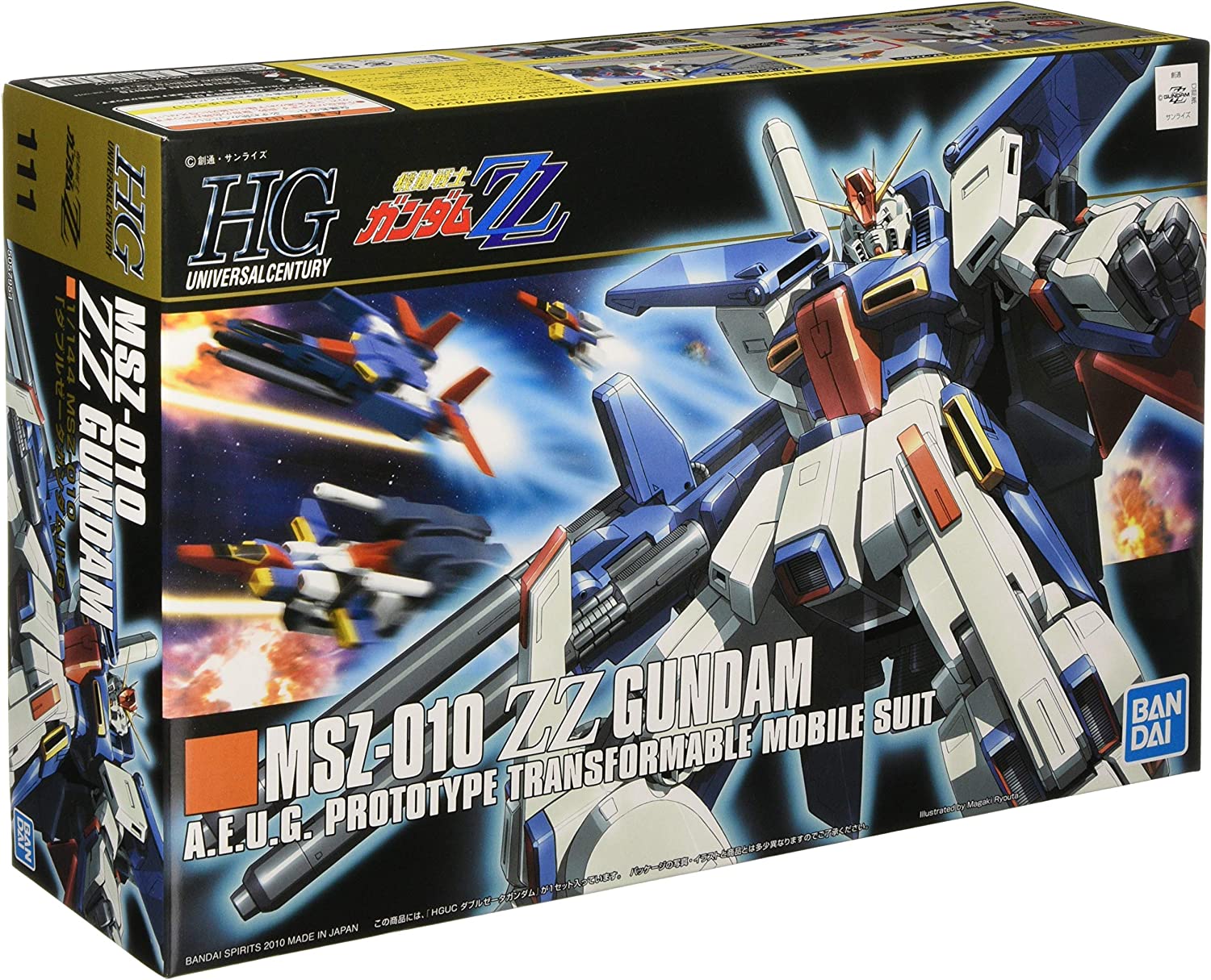 HGUC 1/144 MSZ-010 ZZ Gundam