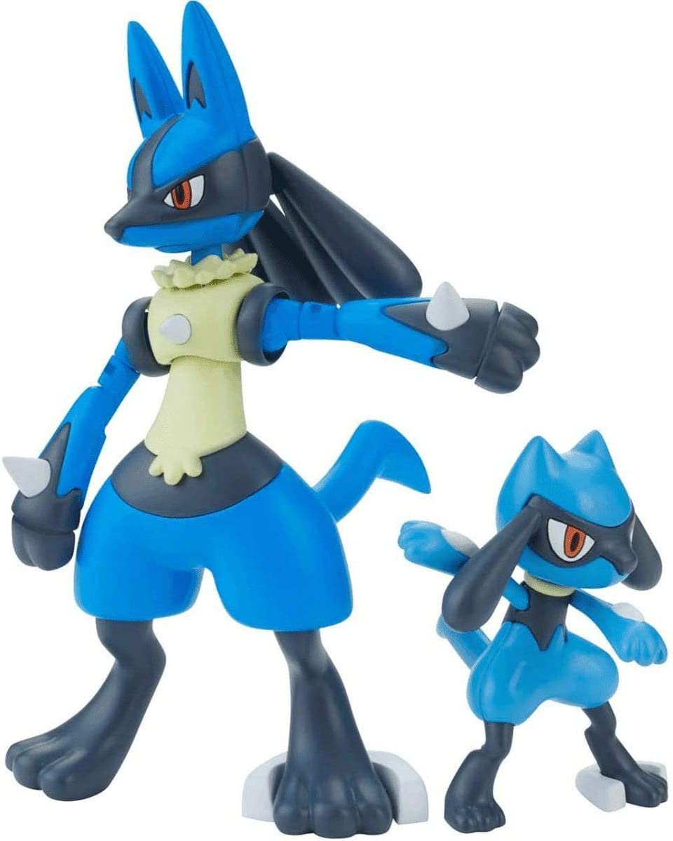 Model Kit Riolu & Lucario - Pokémon