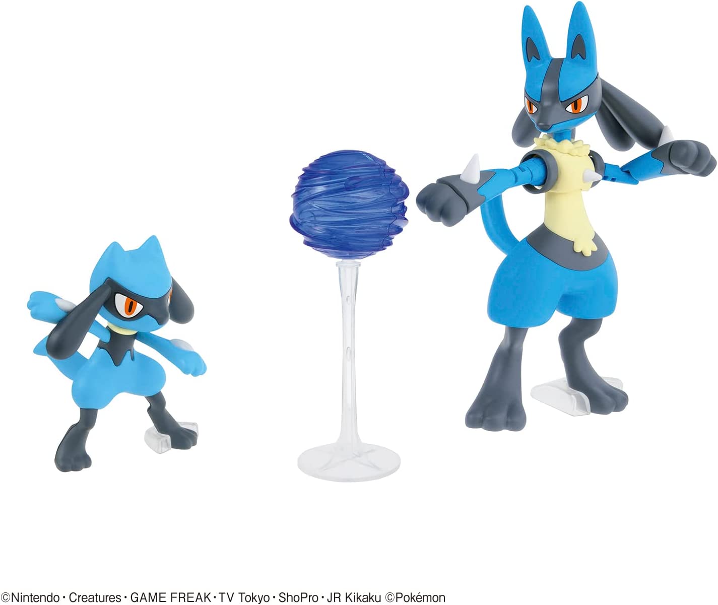 Model Kit Riolu & Lucario - Pokémon