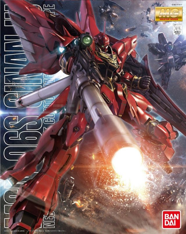 MG 1/100 MSN-06S Sinanju (Anime Color ver.) Gundam