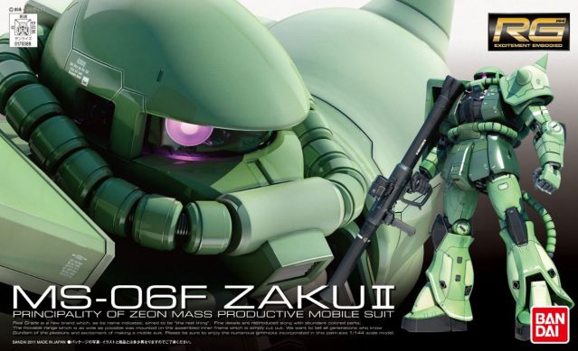 RG 1/144 MS-06F Zaku II Gundam