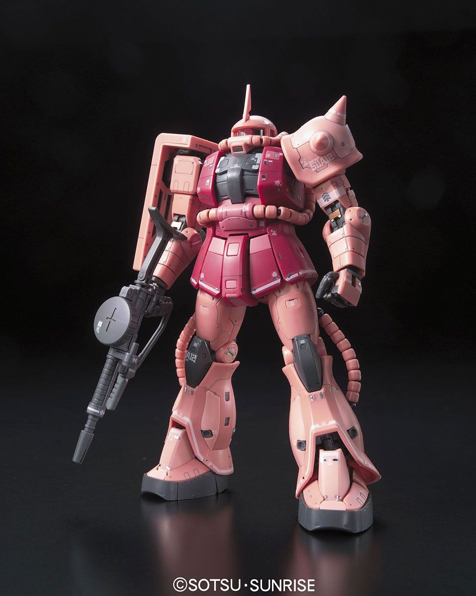 RG 1/144 MS-06S Zaku II Char Custom Gundam