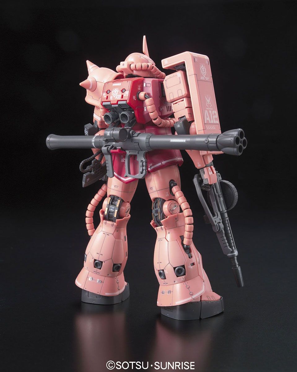 RG 1/144 MS-06S Zaku II Char Custom Gundam