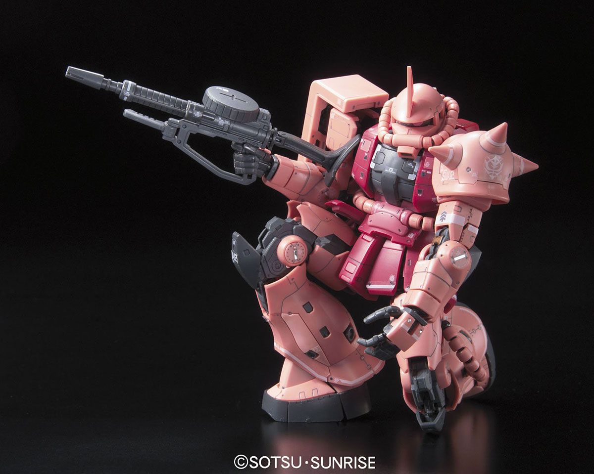RG 1/144 MS-06S Zaku II Char Custom Gundam