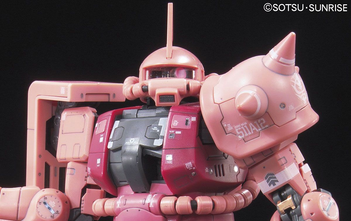 RG 1/144 MS-06S Zaku II Char Custom Gundam