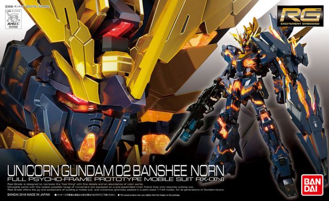 RG 1/144 RX-0 Unicorn 02 Banshee Norn Gundam