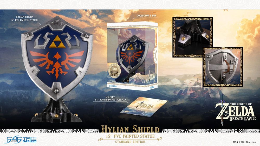 The Legend of Zelda: Breath of the Wild - Hylian Shield PVC Statue