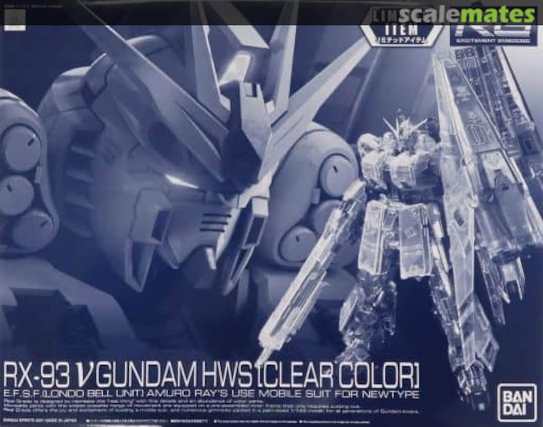 RG 1/144 RX-93 Nu Gundam HWS [Clear color] Gundam