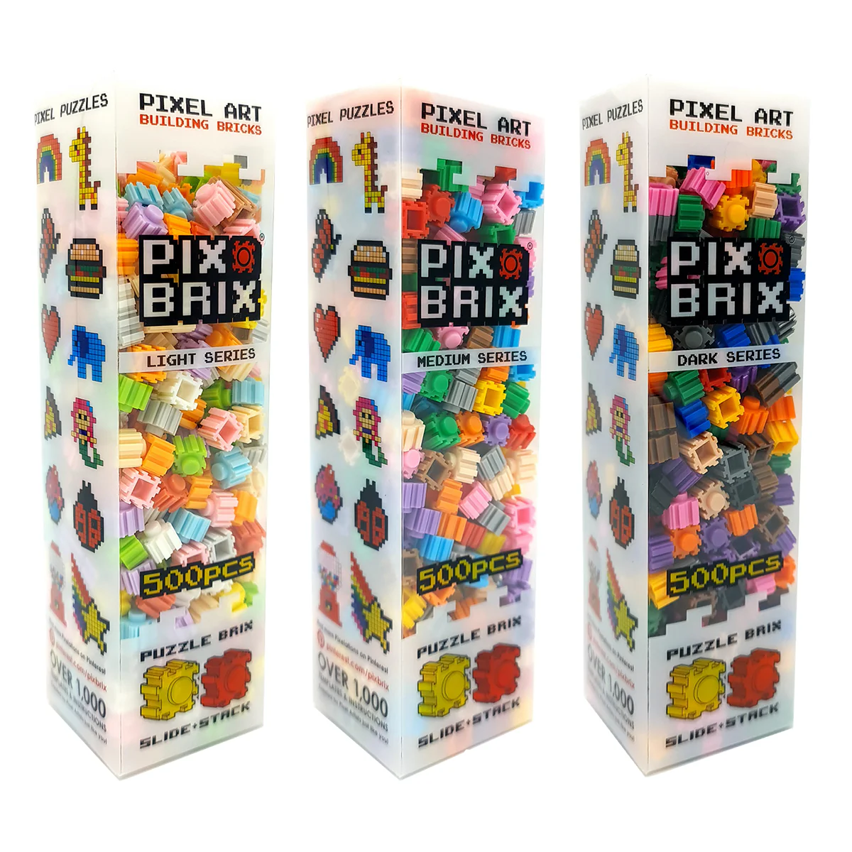 Caja Mix de 500 bloques Pix Brix