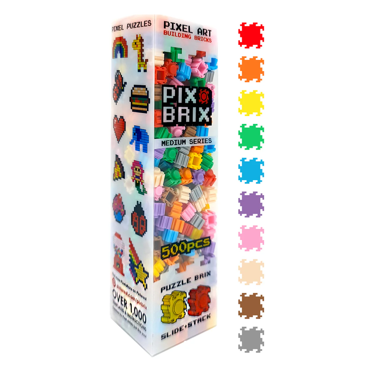 Caja Mix de 500 bloques Pix Brix