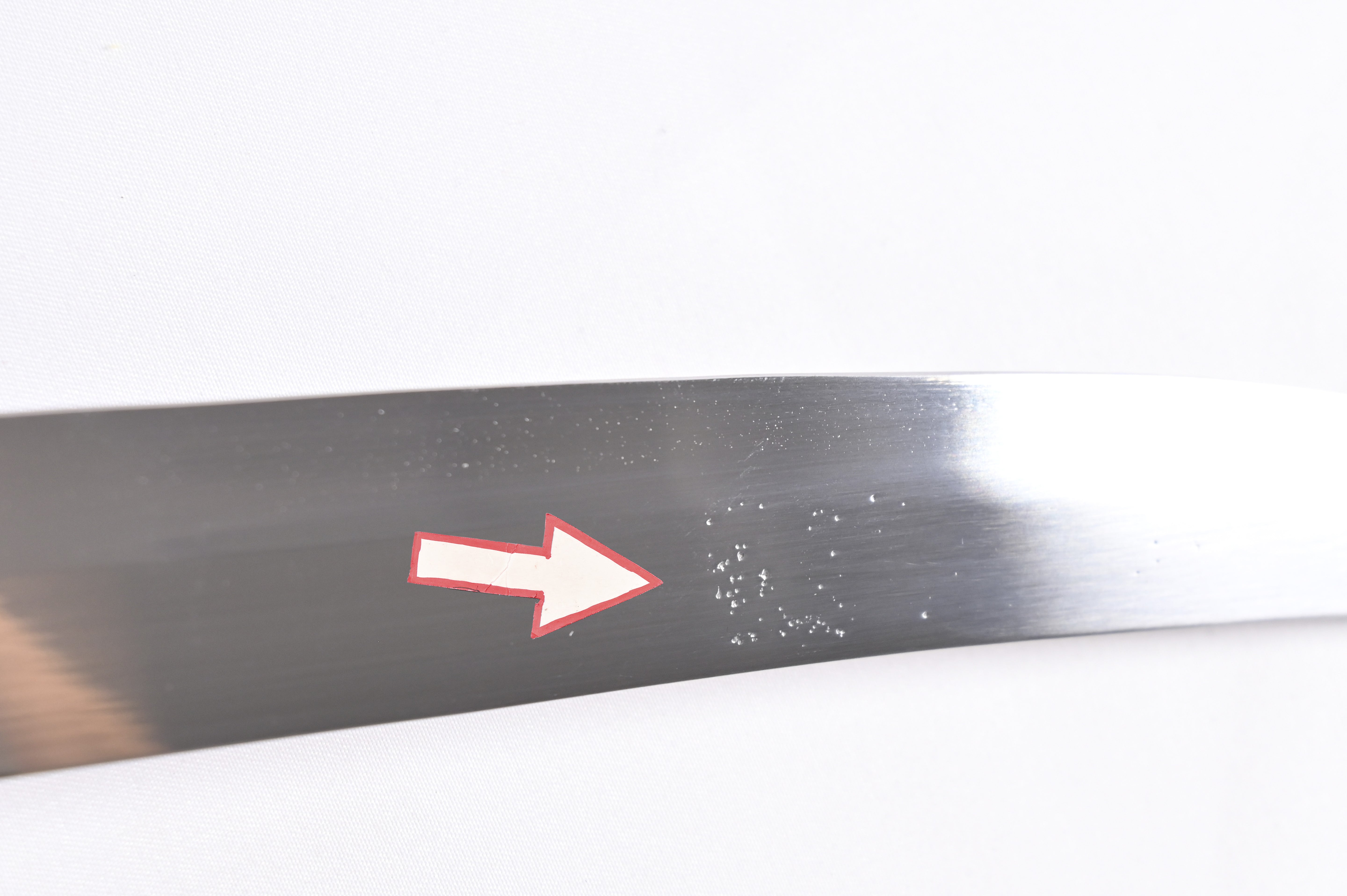 Maldición del Caribe - hoja y funda con óxido