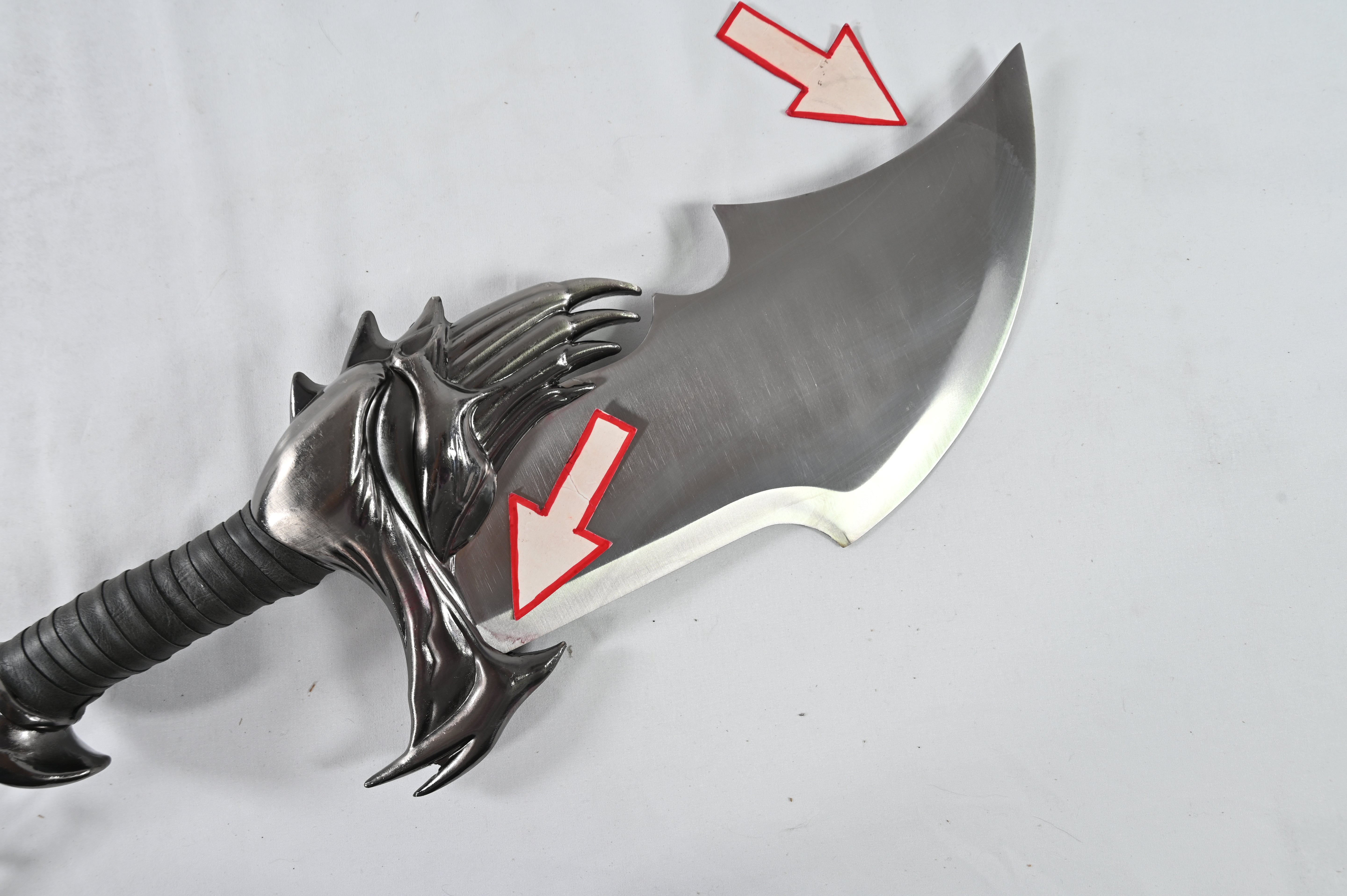 Espadas del Caos - hojas rayadas, sin diseño