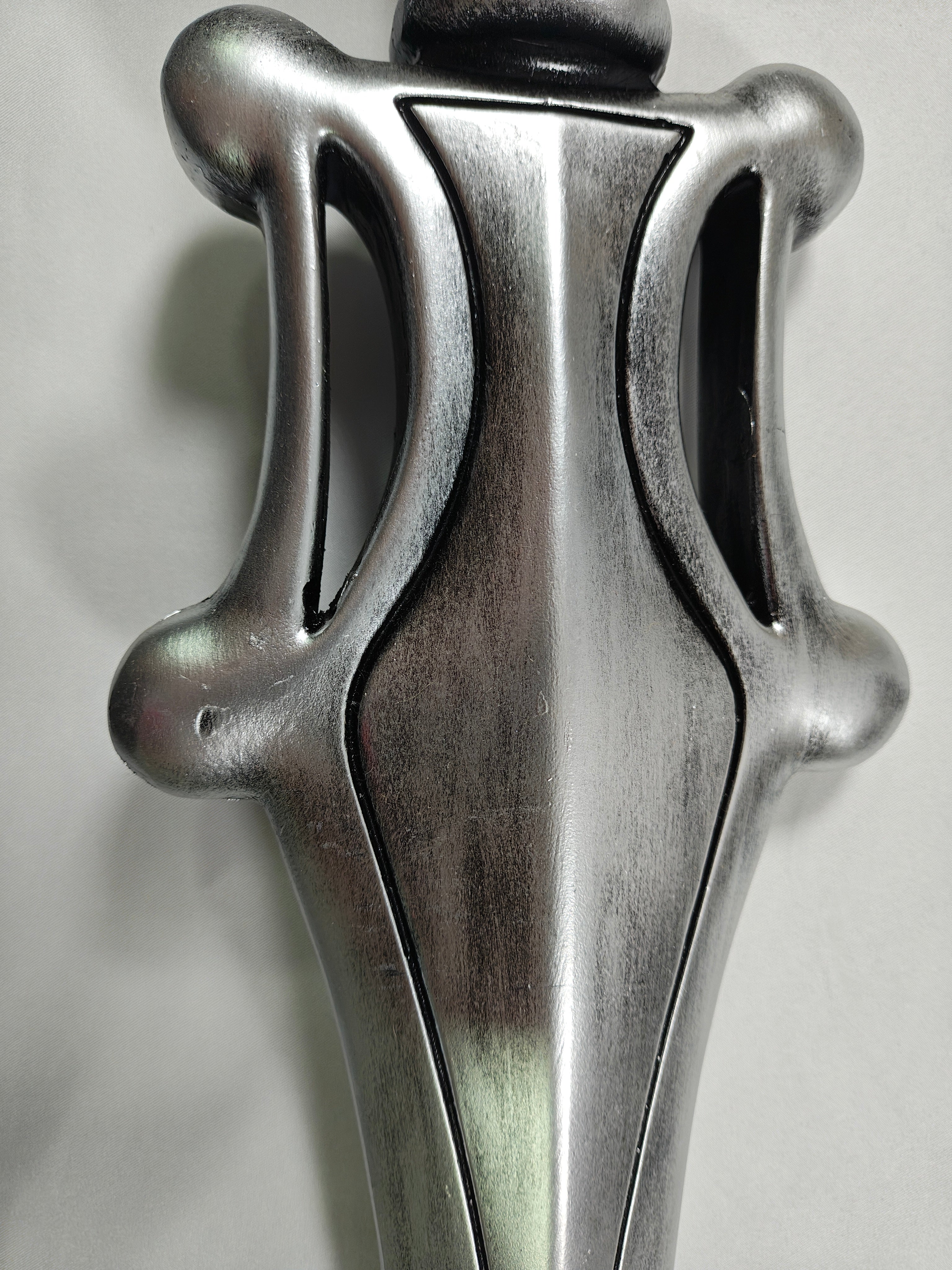 Espada del Poder (fibra de vidrio) - guarda y hoja con picaduras