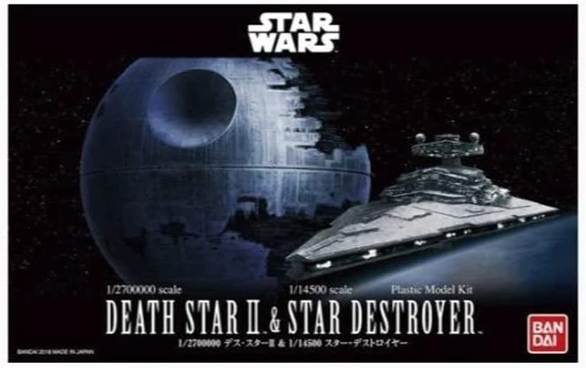 Model kit Death Star II 1/2,700,000 & Star Destroyer 1/14,500 - Star Wars