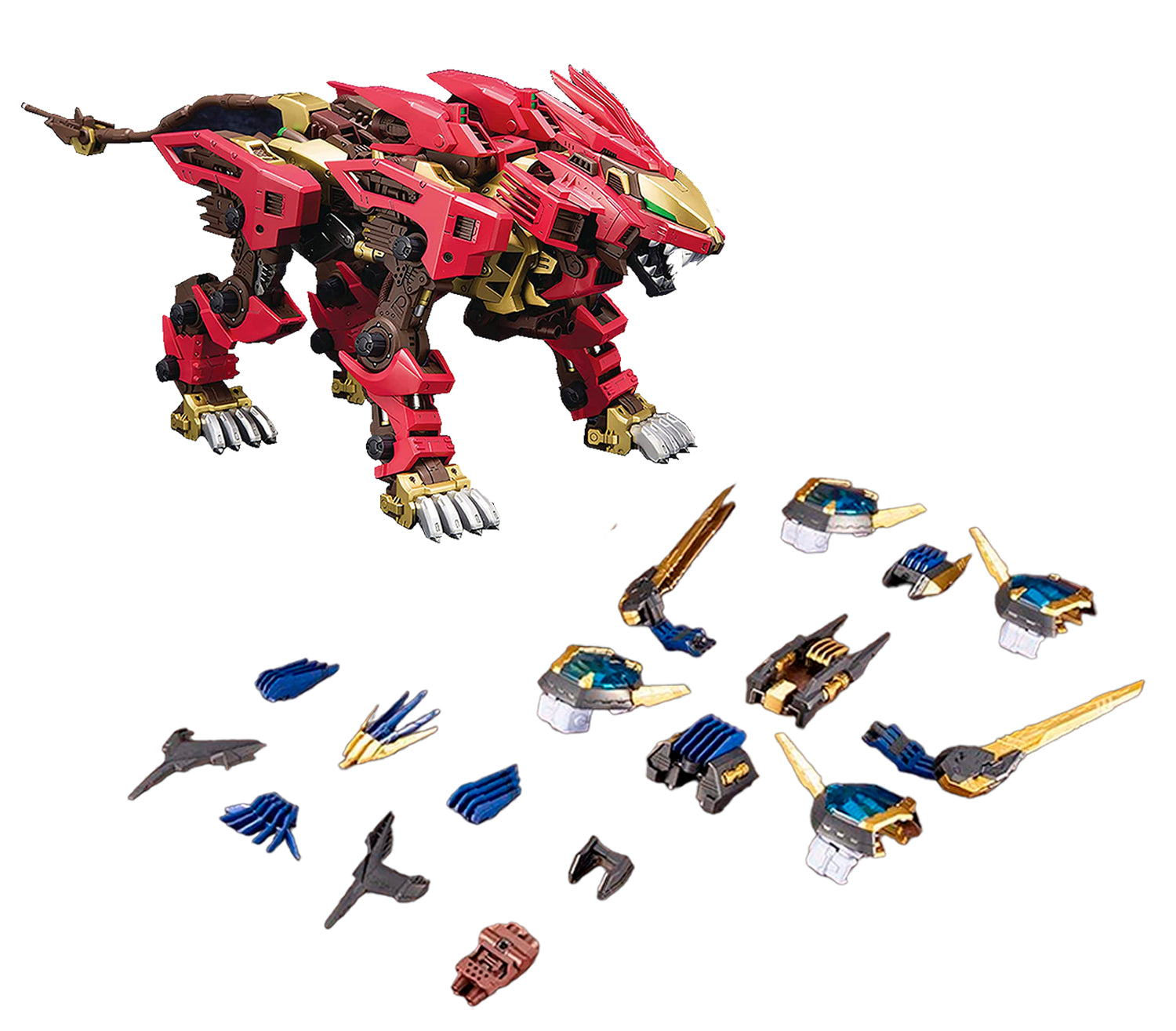 Model kit HMM 1/72 EZ-054 Liger Zero Empire ver. (incluye armadura Empire ver. X) - Zoids