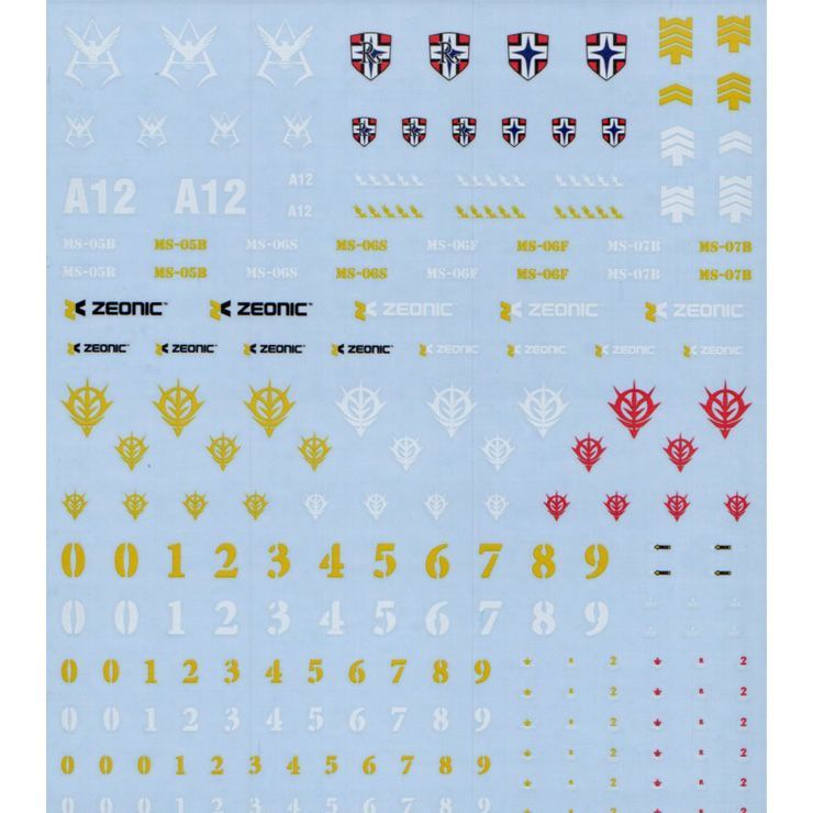 Decals Gundam Bandai Hobby