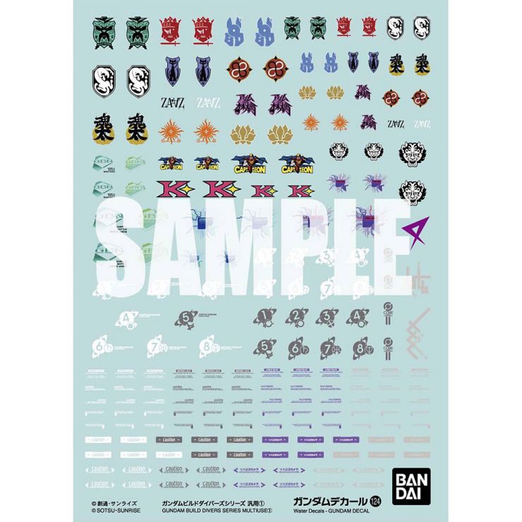 Decals Gundam Bandai Hobby