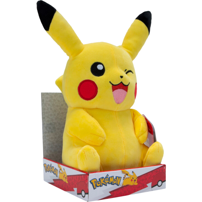 Peluche Pikachu 12" Jazwares - Pokémon