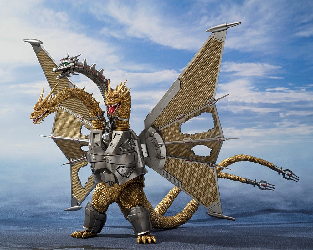 S.H.MonsterArts  - Mecha Ghidorah (Shinjuku Decisive Battle Special) - Godzilla