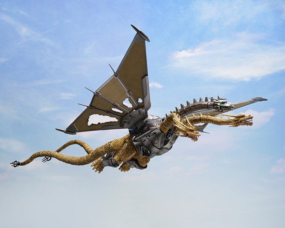 S.H.MonsterArts  - Mecha Ghidorah (Shinjuku Decisive Battle Special) - Godzilla