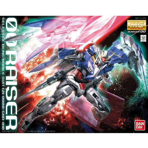 MG 1/100 00 Raiser (GN-0000 00 Gundam + GNR-010 0 Raiser) Gundam