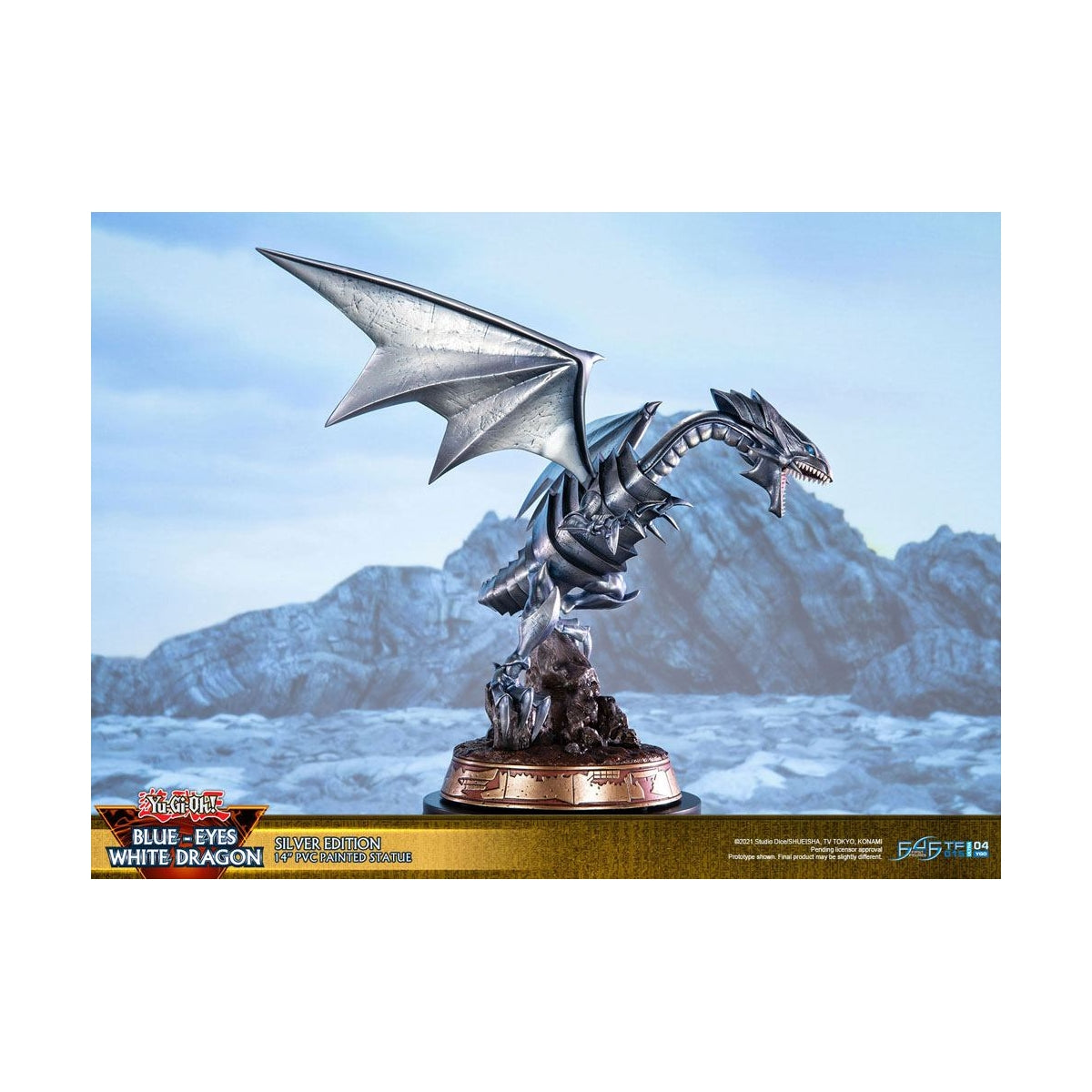 Estatua Blue-Eyes White Dragon - Yu-Gi-Oh!