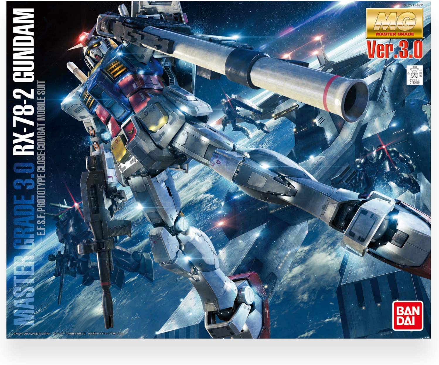 MG 1/100 RX-78-2 Gundam E.F.S.F Prototype Close-Combat Mobile Suit ver. 3.0